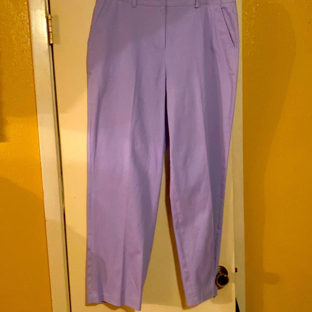 Larry Levine lavender pants. Sz16 pre-owned. Good condition.